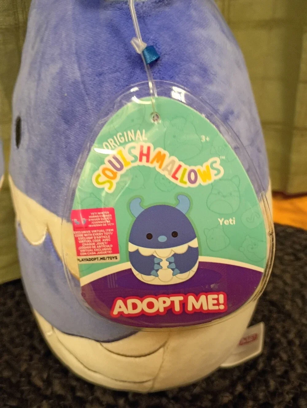 NWT Original Squishmallows Adopt Me Squad Yeti The Yeti Size 8